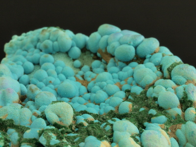 Chrysocolla Cluster with Malachite
